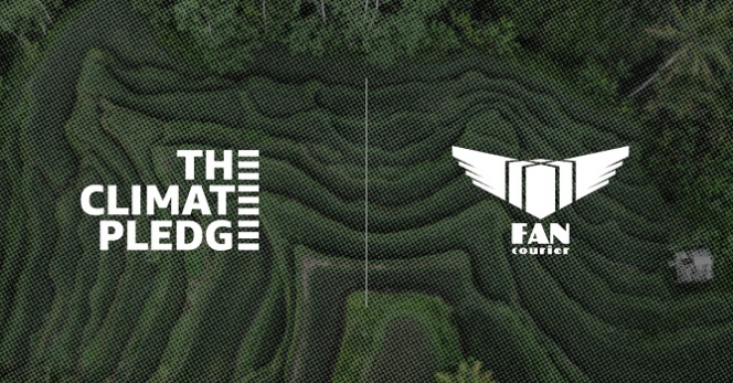 FAN Courier, prima companie din România, care semnează ”The Climate Pledge”, inițiativa de accelerare a reducerii emisiior de carbon