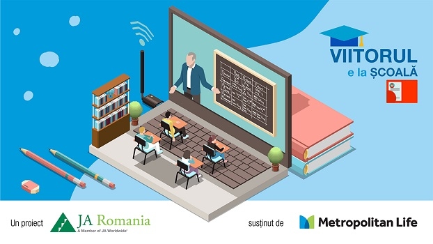 Patru școli din medii dezavantajate au fost dotate cu echipamente smart classroom, în cadrul proiectului VIITORUL E LA ȘCOALĂ