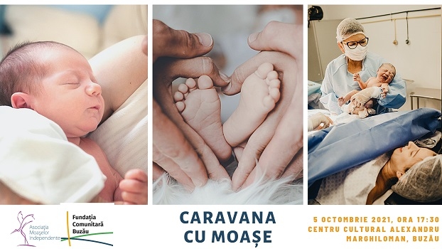 Caravana cu Moașe în Buzău: curs gratuit pentru gravide și părinți