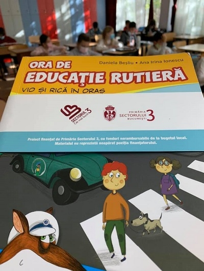 1200 de elevi din 10 școli ale sectorului 3 vor beneficia de ore de educație rutieră prin programul România în siguranță