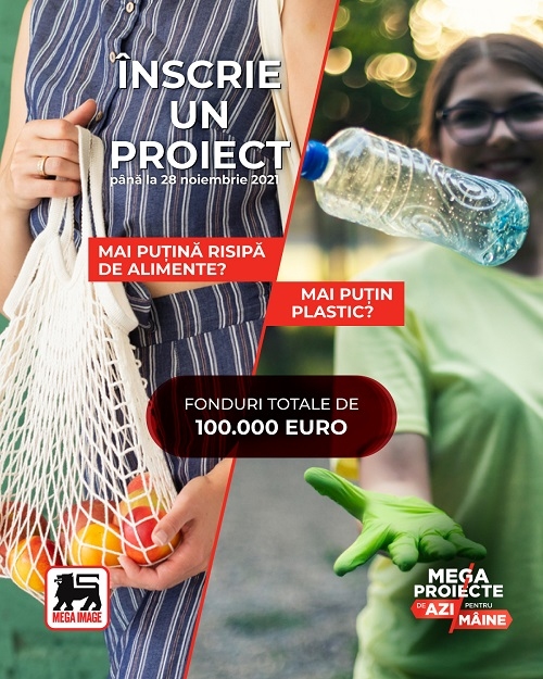 Mega Image lansează Mega Proiecte de Azi pentru Mâine, competiția națională  care va susține proiecte pentru comunități prin fonduri totale de 100.000 euro