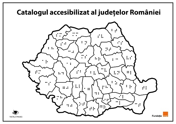 Primul catalog tactil interactiv al județelor României