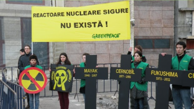 Greenpeace dezaprobă proiectul nuclear experimental România-SUA