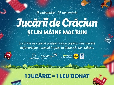 Împreună cu clienții săi, Lidl România susține accesul la educație de calitate printr-o nouă campanie derulată împreună cu World Vision România