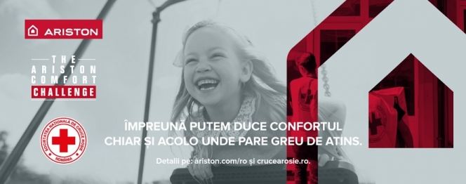Ariston România și Crucea Roșie Română au facilitat accesul la apă caldă pentru 240,199 de beneficiari în cele patru ediții ale campaniei Comfort Challenge