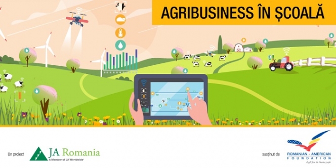 Proiectul JA Agribusiness în școală oferă oportunități de învățare practică pentru profesorii și elevii din liceele agricole