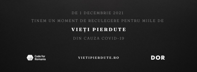 Code for Romania invită România la un moment de reculegere pentru miile de vieți pierdute din cauza Covid-19