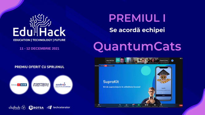 Cine sunt câștigătorii EduHack2021, cel mai mare hackathon de educație la nivel național