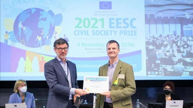 România a fost premiată de Comitetul Economic și Social European pentru implicarea în acțiuni climatice