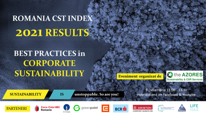 ROMANIA CST INDEX: Ranking-ul sustenabilității corporative din România anunță rezultatele din 2021