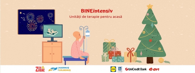 În cadrul proiectului #BINEintensiv au fost achiziționate cinci unități de terapie la domiciliu și distribuite către copii cu afecțiuni oncologice