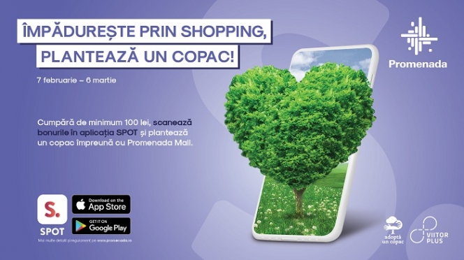 Promenada Mall București lansează în parteneriat cu Viitor Plus campania „Împădurește prin Shopping, plantează un copac!”