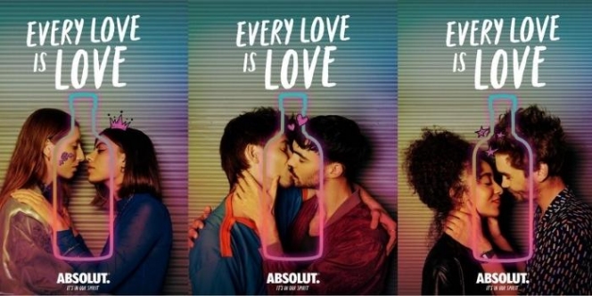 Absolut lansează un manifesto al iubirii și diversității, în campania „EVERY LOVE IS LOVE”