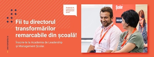 AVE deschide înscrierile pentru Academia de Leadership și Management Școlar, programul prin care directorii pot transforma școlile din România