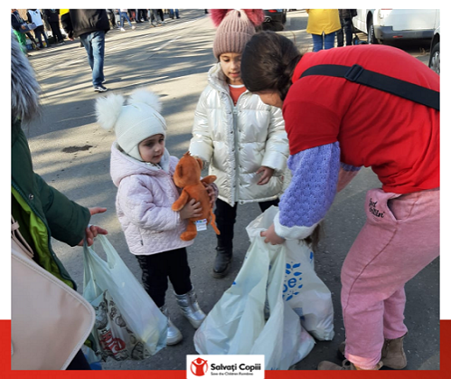 Salvați Copiii România acordă asistență umanitară pentru copiii și familiile lor, care se refugiază din Ucraina în România