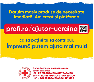 Platformă de ajutoare susținută cu parteneriate între Profi, Ministerul Agriculturii și Crucea Rosie