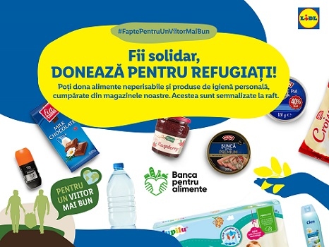 Lidl România, în parteneriat cu Rețeaua Națională a Băncilor pentru Alimente din România, organizează o colectă de alimente în magazine