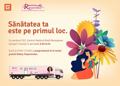 Sănătatea-i pe #primulloc - este apelul adresat femeilor din comunitate, într-o inițiativă marca CEZ și Fundația Renașterea