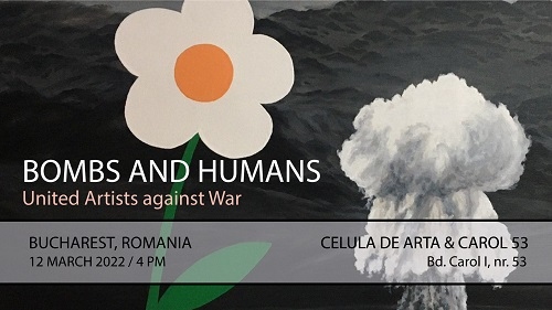 Peste 65 de artiști militează împotriva războiului la Celula de Artă