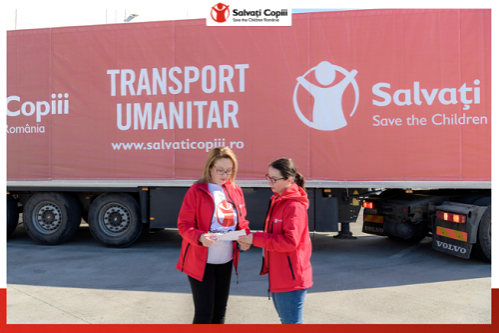 Salvați Copiii România trimite un transport umanitar în Republica Moldova, pentru mamele și copiii care s-au refugiat din Ucraina