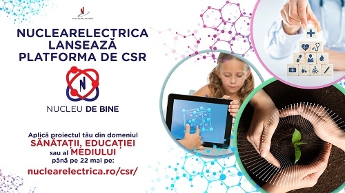 SN Nuclearelectrica SA lanseaza Platforma CSR “Nucleu De Bine”