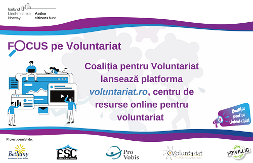 Coaliția pentru Voluntariat lansează platforma voluntariat.ro, centru de resurse online pentru voluntariat