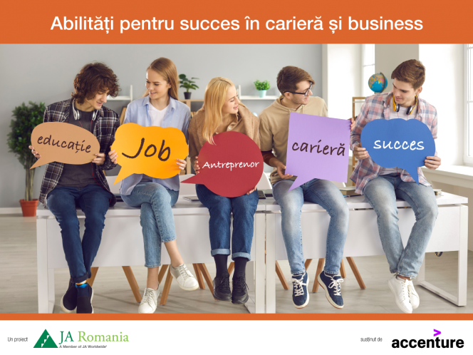 Accenture și Junior Achievement România continuă parteneriatul de pregătire a tinerilor pentru succesul în carieră