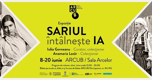 VEŞMINTE DE LA ÎNCEPUTURILE LUMII ÎN EXPOZIŢIA „SARIUL ÎNTÂLNEŞTE IA” DE LA ARCUB