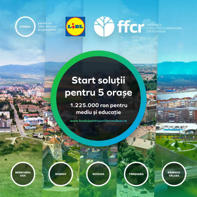Federația Fundațiile Comunitare din România și Lidl România lansează a patra ediție a programului național „Fondul pentru un viitor mai bun în comunități”