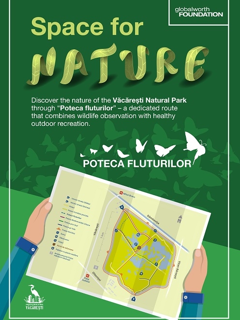 Fundația Globalworth deschide un nou traseu în  Parcul Natural Văcărești