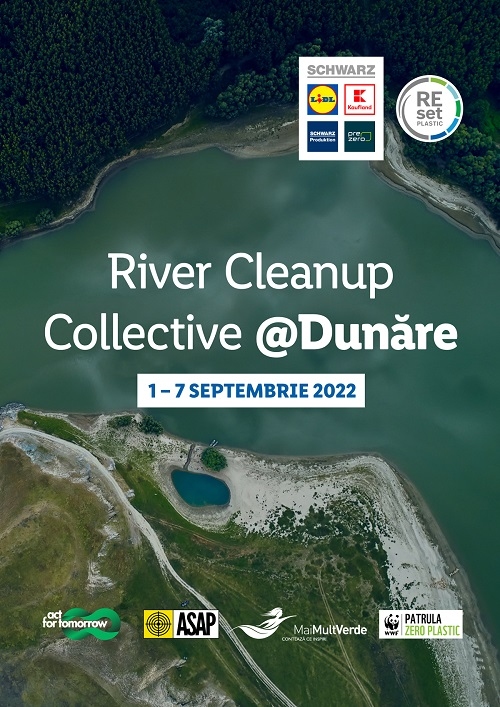 De ziua Dunării, Kaufland România și Lidl România, parte din grupul Schwarz, se alătură programului River Cleanup Collective @Dunăre