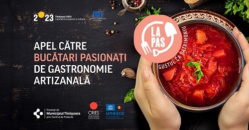 Apel pentru bucătari pasionați de gastronomie artizanală: Gustul ca patrimoniu