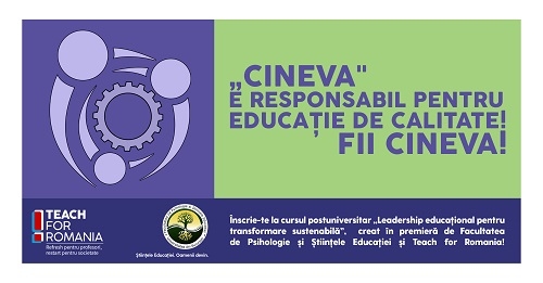 Teach for Romania și Facultatea de Psihologie și Științele Educației -  UniBuc lansează programul postuniversitar de formare și dezvoltare continuă
