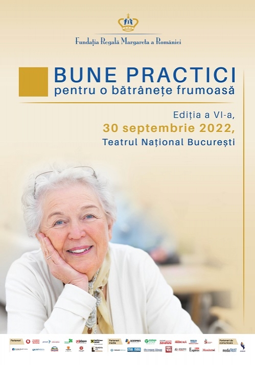 Start înscrieri la conferința națională  „Bune practici pentru o bătrânețe frumoasă”  ediția a VI-a, 30 septembrie 2022