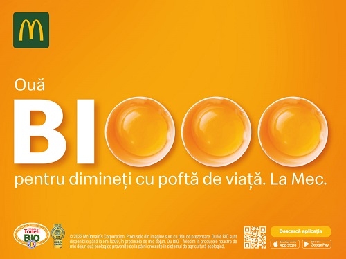 McDonald’s introduce în meniul său ouă bio de la Familia Toneli
