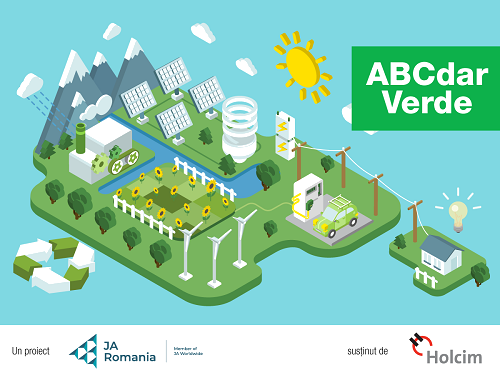 ABCdar-ul Verde ajunge din nou la clasă prin Junior Achievement și Holcim