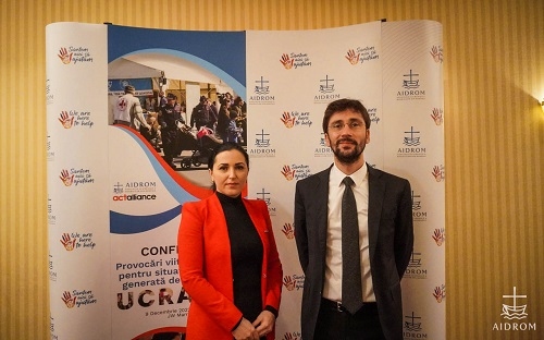 Conferința AIDRom „Provocări viitoare și soluții pentru situația umanitară generată de războiul din Ucraina”