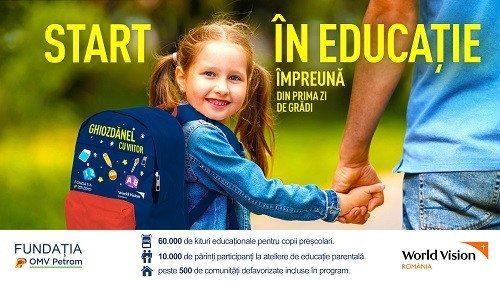 Fundaţia OMV Petrom şi World Vision România lansează proiectul “Start în educaţie”