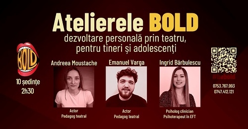 Start noului curs de teatru LIVE by BOLD