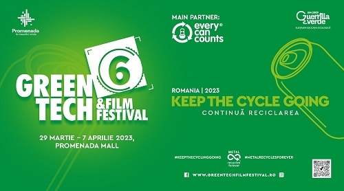 Continuă Reciclarea cu Green Tech & Film Festival și Every Can Counts