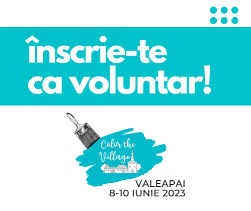 Asociația Acasă în Banat dă startul înscrierilor pentru voluntari la Color the Village 2023