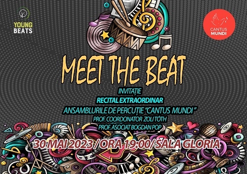 Meet the Beat - recitalul extraordinar al tinerilor percuționiști Cantus Mundi alături de Zoli Toth