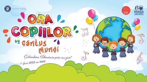 De 1 Iunie, peste 3.000 de copii cântă la Ora Copiilor by Cantus Mundi