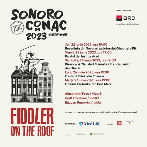 Turneul SoNoRo Conac XI –„The Fiddler on the Roof” – continuă în luna iunie