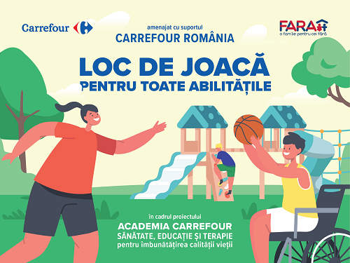 Carrefour România și Fundația FARA inaugurează locul de joacă  Inclusiv TU