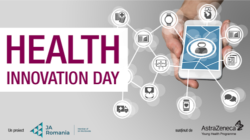 Elevii de liceu învață despre sănătate și prevenție la Health Innovation Day, organizată de Junior Achievement și AstraZeneca