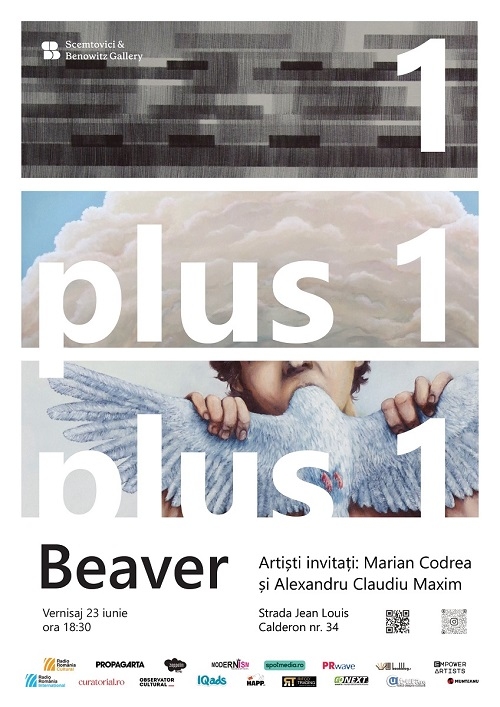 Scemtovici & Benowitz prezintă expoziția colaborativă  “Beaver 1 Plus 1 Plus 1“