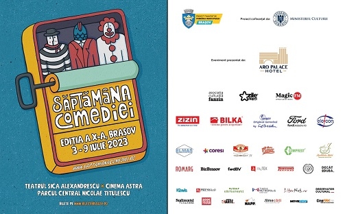 Spectacole în aer liber și filme la  “Săptămâna Comediei” Brașov, ediția a X-a