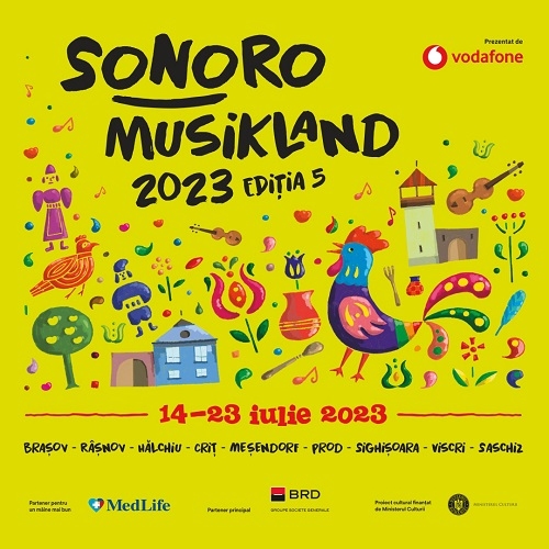 Festivalul SoNoRo Musikland ajunge la a V-a ediție. Publicul este invitat la 12 concerte în Brașov, Sighișoara și câteva sate de pe harta Colinelor Transilvaniei