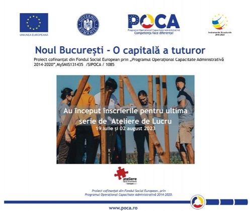 Asociația Ateliere Fără Frontiere anunță deschiderea înscrierilor pentru ultimele Ateliere de Lucru pe teme sociale și de mediu